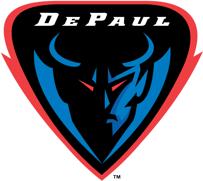 DePaul Blue Demons 1999-Pres Alternate Logo 01 vinyl decal